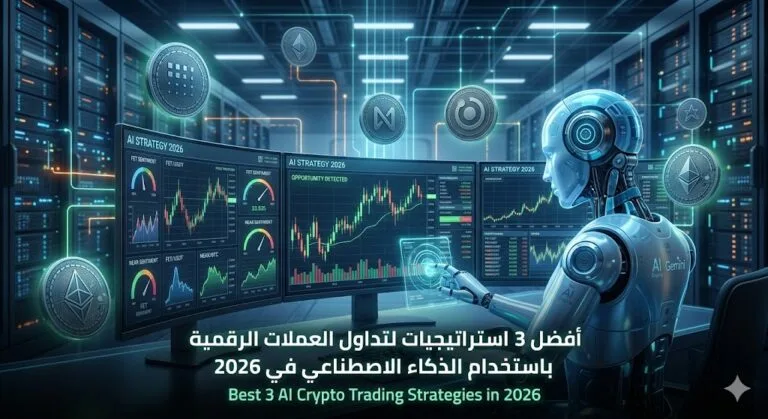 أفضل 3 استراتيجيات لتداول العملات الرقمية باستخدام الذكاء الاصطناعي في 2026