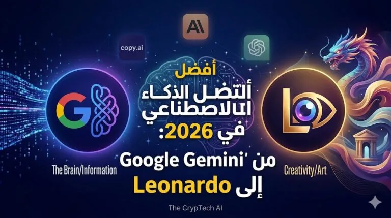 أفضل أدوات الذكاء الاصطناعي من جوجل إلى ليوناردو 2026