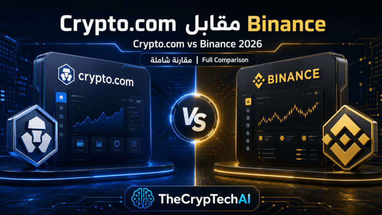 Crypto.com مقابل Binance 2026 ومقارنة الرسوم والأمان | Crypto.com vs Binance
