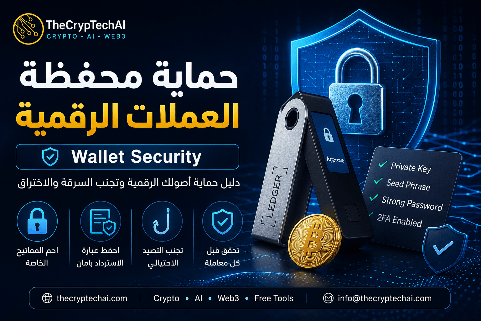 حماية محفظة العملات الرقمية Wallet Security