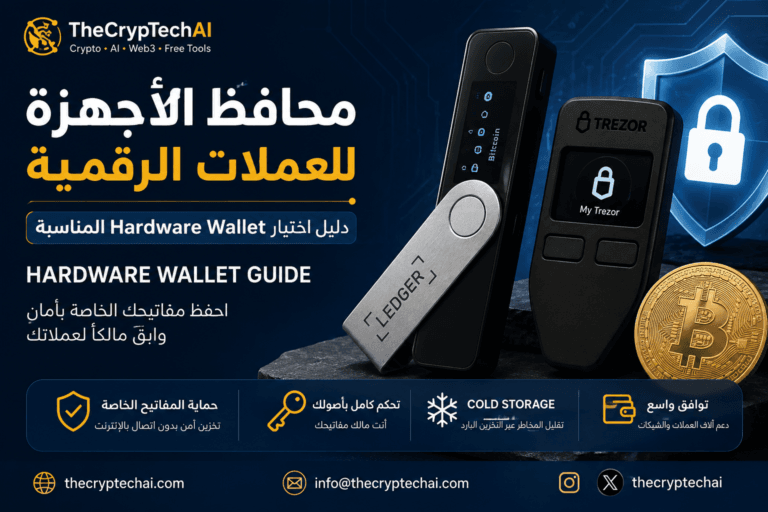 محافظ الأجهزة للعملات الرقمية Hardware Wallet Guide