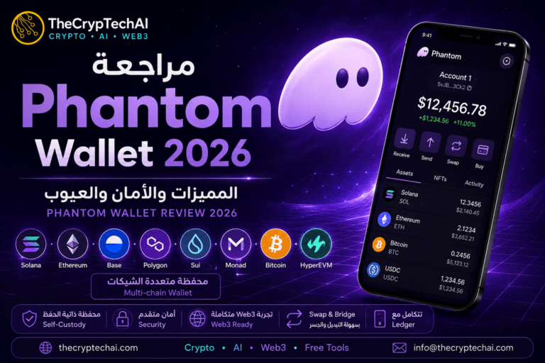 مراجعة Phantom Wallet 2026 المميزات والأمان والعيوب