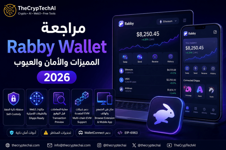 مراجعة Rabby Wallet 2026 المميزات والأمان والعيوب