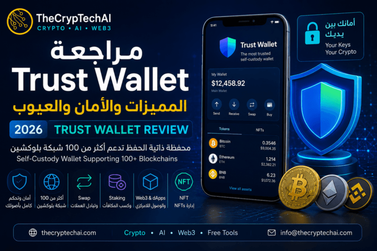 مراجعة Trust Wallet 2026 المميزات والأمان والعيوب